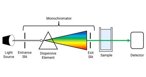 Travel Path of Light in UV-Vis Spectroscopy